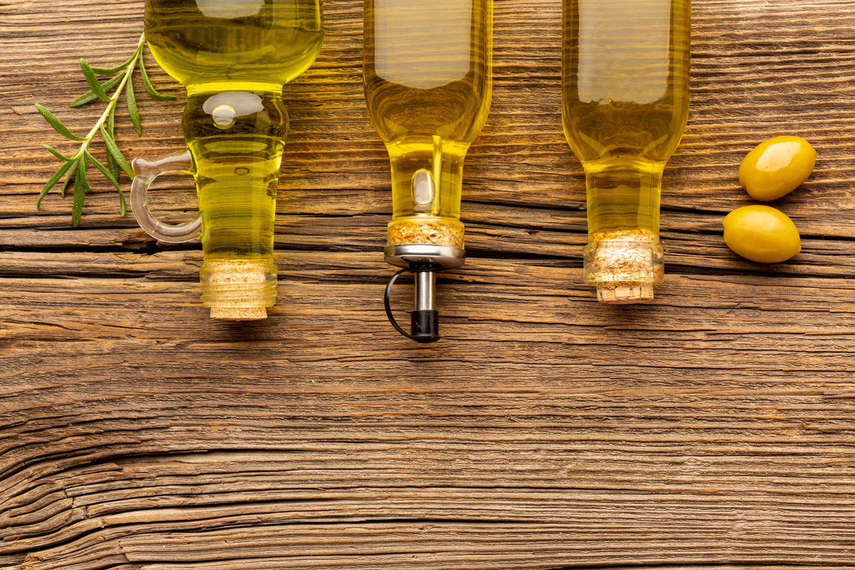 fake olive oil bottles