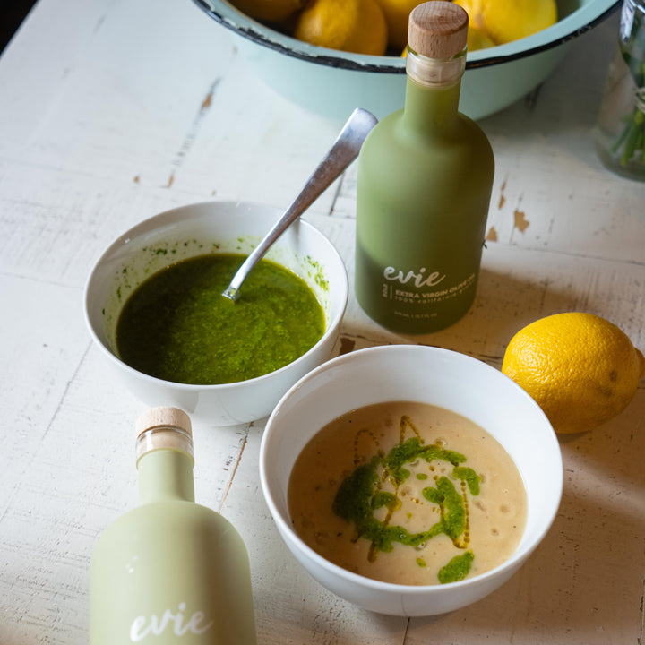 Evie olive oil soup