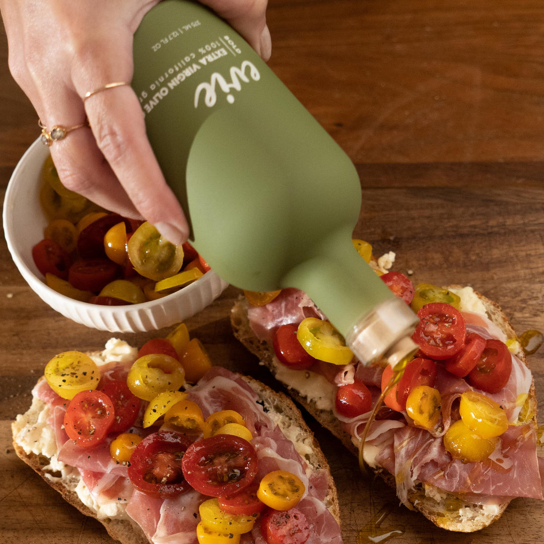 Evie olive oil bruschetta