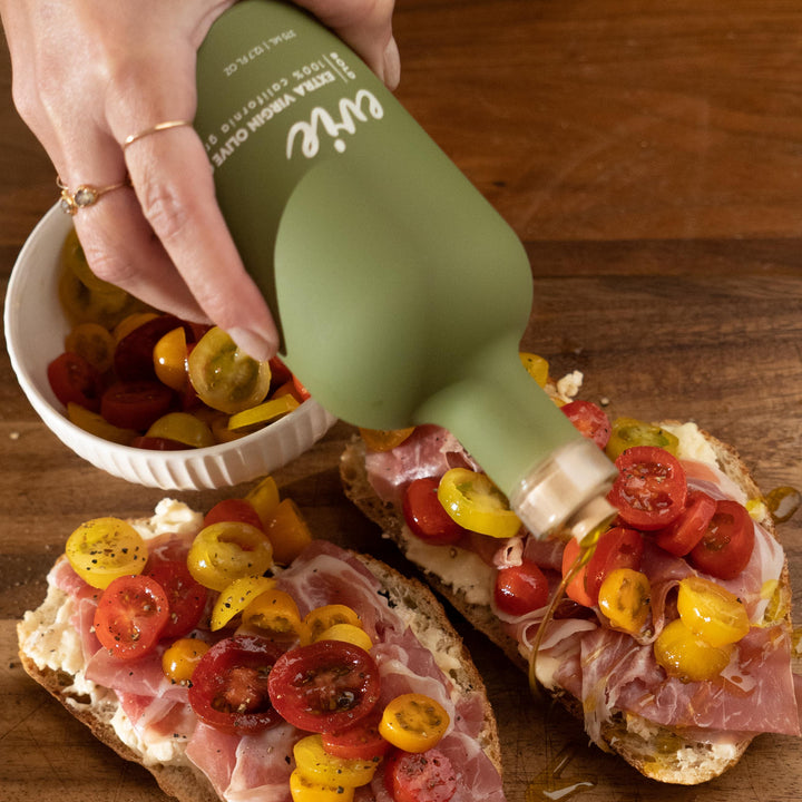 Evie olive oil bruschetta