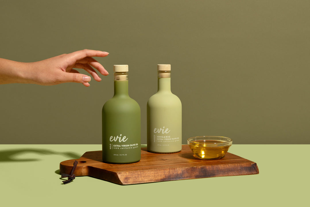 Evie Olive Oil bottles