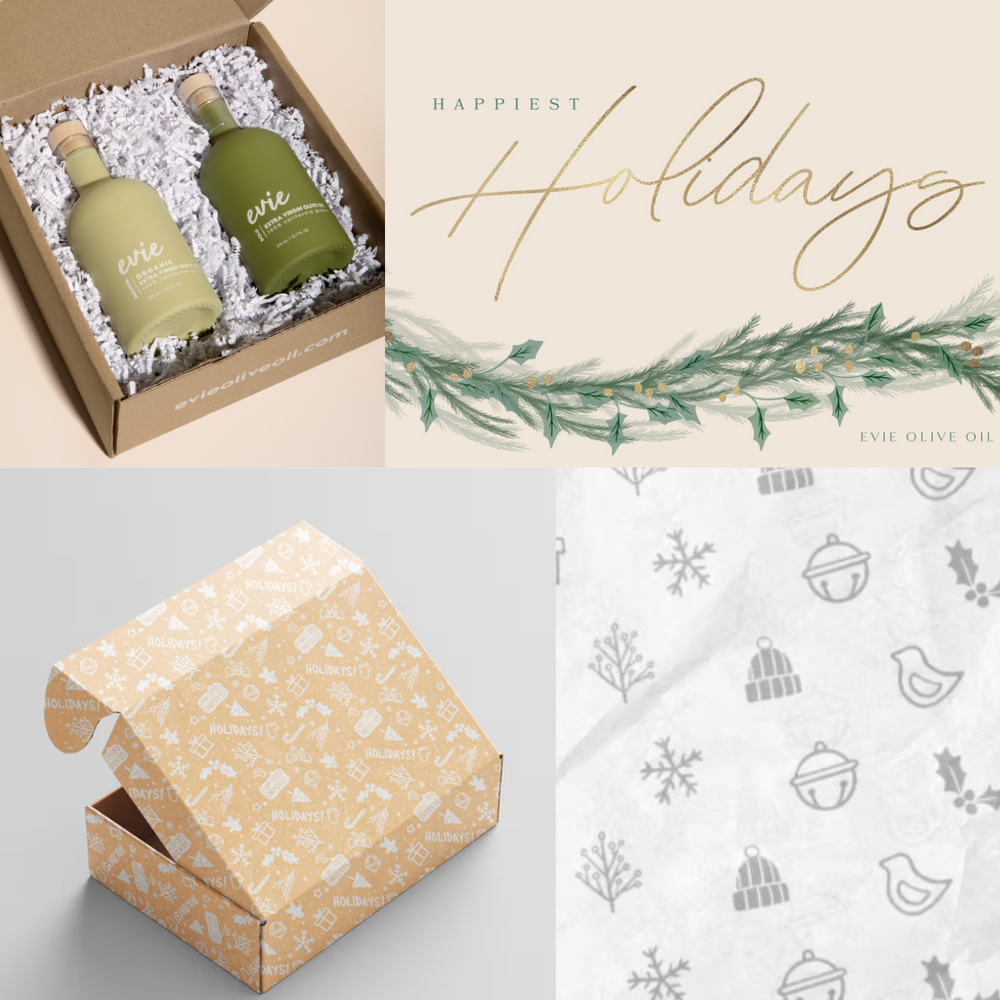 evie olive oil holiday gift set
