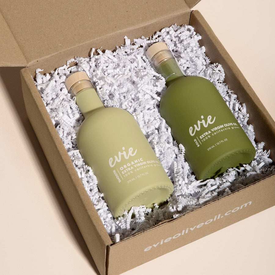 Evie Olive Oil Gift Set with Bold and Smooth bottles